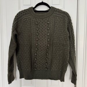 J. Crew Popcorn Cable-knit Sweater